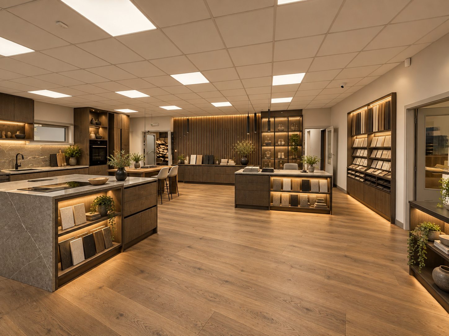 Připravovaný showroom MÜLLER INTERIÉRY ve Zlíně